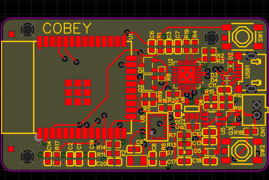 COBEY pcb layout picture